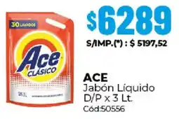 Diarco Ace jabón líquido d/p oferta