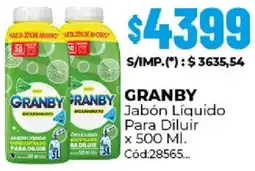 Diarco Granby jabón líquido para diluir oferta