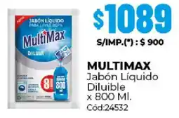 Diarco Multimax jabón líquido diluible oferta