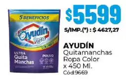 Diarco Ayudín quitamanchas ropa color oferta