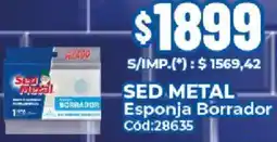 Diarco Sed metal esponja borrador oferta