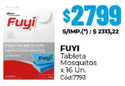 Diarco Fuyi tableta mosquitos oferta