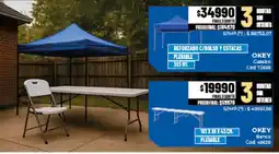 Diarco Okey plegable reforzado c/bolso y estacas oferta