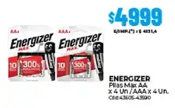 Diarco Energizer pllas max AA oferta