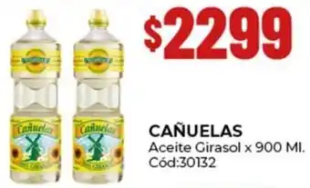 Cañuelas aceite girasol