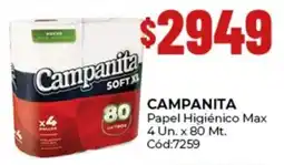 Diarco Campanita papel higiénico max oferta
