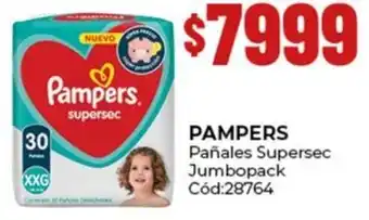 Diarco Pampers pañales supersec jumbopack oferta