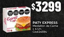 Diarco Paty express medallón de carne oferta