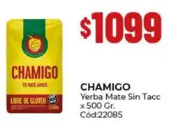 Diarco Chamigo yerba mate sin tacc oferta