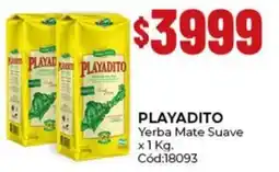 Diarco Playadito yerba mate suave oferta