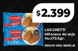 Supermayorista Vital Lucchetti milanesa de soja oferta