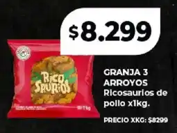 Supermayorista Vital Granja 3 Arroyos ricosaurios de pollo oferta
