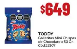 Diarco Toddy galletitas mini chispas de chocolate oferta