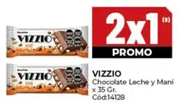 Diarco Vizzio chocolate leche y maní oferta