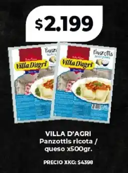 Supermayorista Vital VILLA D'AGRI Panzottis ricota/queso oferta