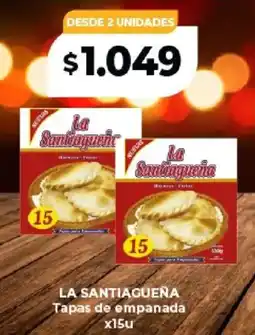Supermayorista Vital La Santiagueña tapas de empanada oferta