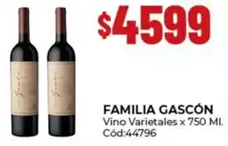 Diarco Familia gascón vino varietales oferta