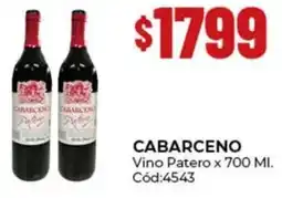 Diarco Cabarceno vino patero oferta