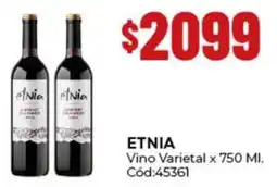 Diarco Etnia vino varietal oferta