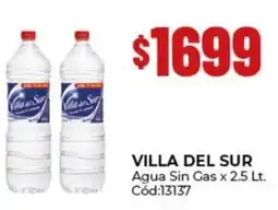 Diarco Villa del sur agua sin gas oferta
