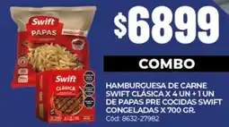 Diarco Swift hamburguesa de carne clásica oferta