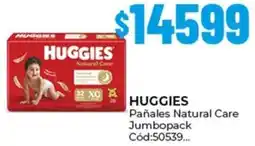 Diarco Huggies pañales natural care jumbopack oferta