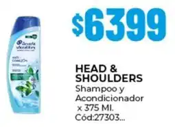Diarco Head & Shoulders shampoo y acondicionador oferta