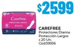 Diarco Carefree protectores diarios protección largos oferta