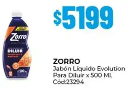 Diarco Zorro jabón líquido evolution para diluir oferta