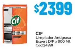 Diarco Cif limpiador antigrasa expert d/p oferta