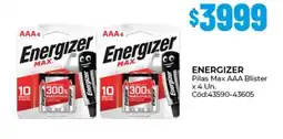 Diarco Energizer pilas max AAA blister oferta