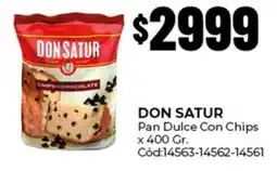 Diarco Don satur pan dulce con chips oferta