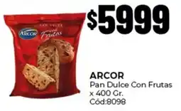 Diarco Arcor pan dulce con frutas oferta