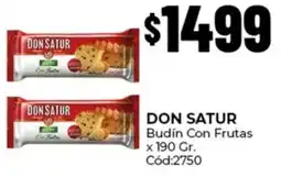 Diarco Don satur budín con frutas oferta