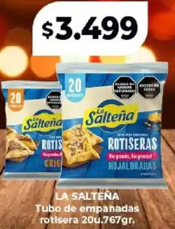 Supermayorista Vital La salteña tubo de empanadas rotisera oferta