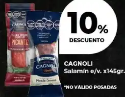 Supermayorista Vital Cagnoli salamín e/v. oferta