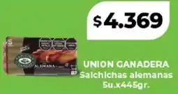 Supermayorista Vital Union ganadera salchichas alemanas oferta