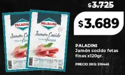 Supermayorista Vital Paladini jamón cocido fetas finas oferta