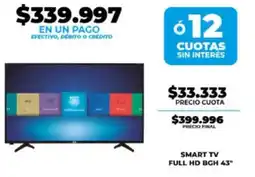 Supermayorista Vital Bgh smart tv 43" oferta