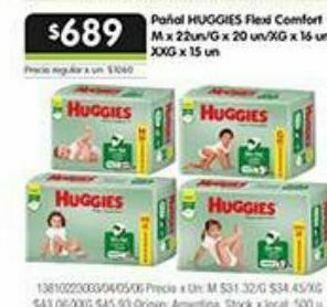 Jumbo Pañales huggies oferta