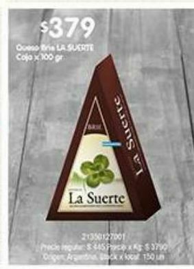 Jumbo Queso brie la suerte oferta