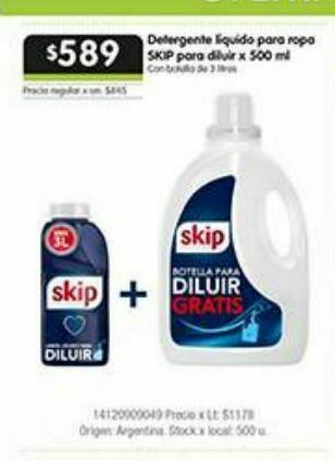 Jumbo Detergente líquido skip oferta