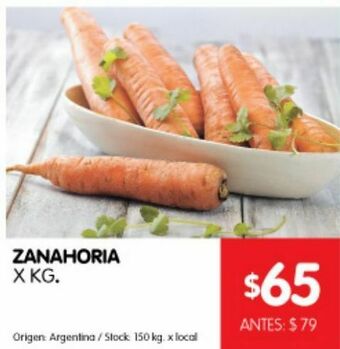 Disco Zanahoria x kg oferta