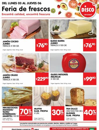 Disco Carne y charcutería oferta