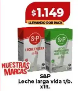 Supermayorista Vital S&P leche larga vida t/b. oferta