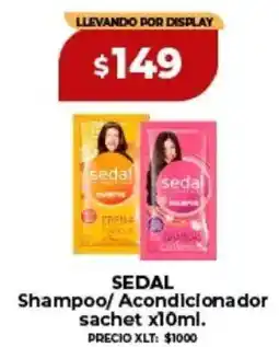Supermayorista Vital Sedal shampoo/ acondicionador sachet oferta