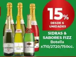 Supermayorista Vital Sidras & sabores fizz botella oferta