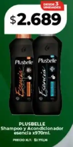 Supermayorista Vital Plusbelle shampoo y acondicionador esencia oferta