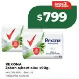 Supermayorista Vital Rexona jabon a/bact aloe oferta