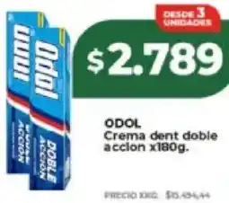 Supermayorista Vital Odol crema dent doble accion oferta